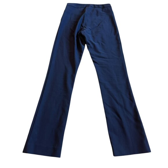 MM Lafleur Navy Trouser Pants Skinny Ankle Length Stretch Office Size 4 Women's - Picture 9 of 13